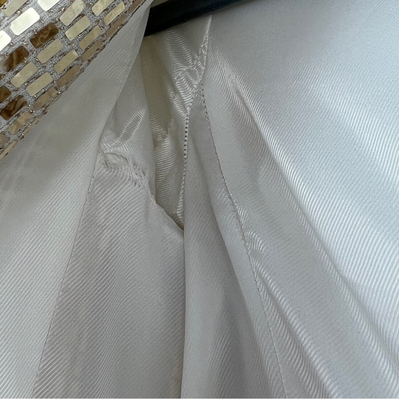 ZARA | Sequin Sparkly Gold Double Breasted Blazer Mini Dress New Years Event S - Picture 13 of 15